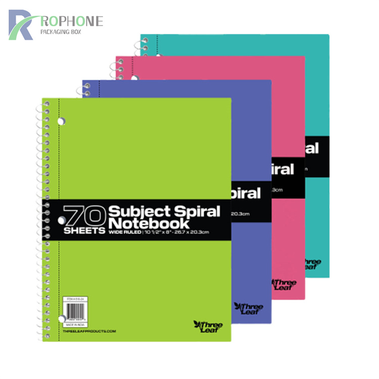 Ruled paper notebook