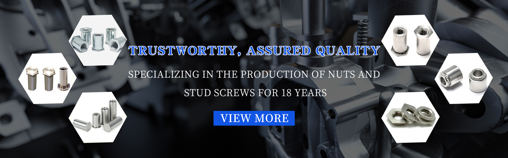 Pressure riveting stud