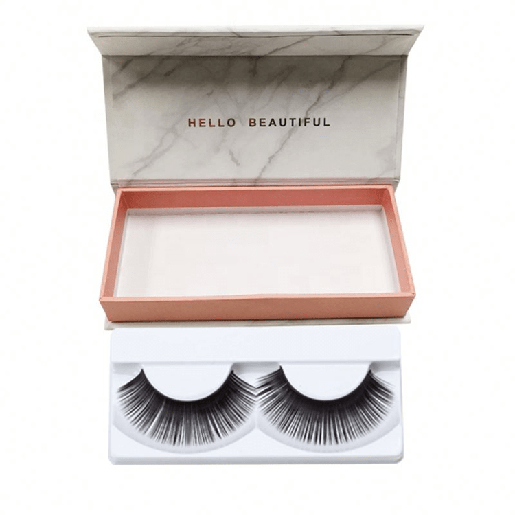 False eyelashes paper box