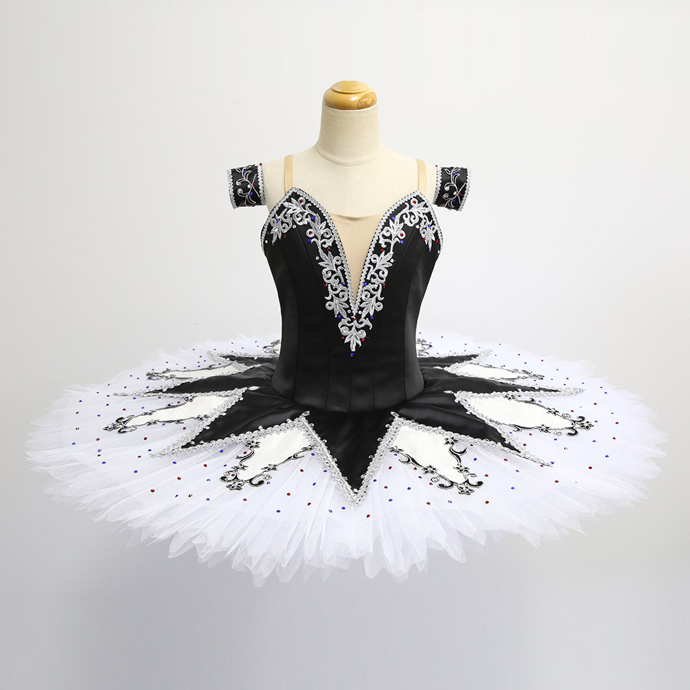 Fitdance Black And White Color Harlequinade Ballet