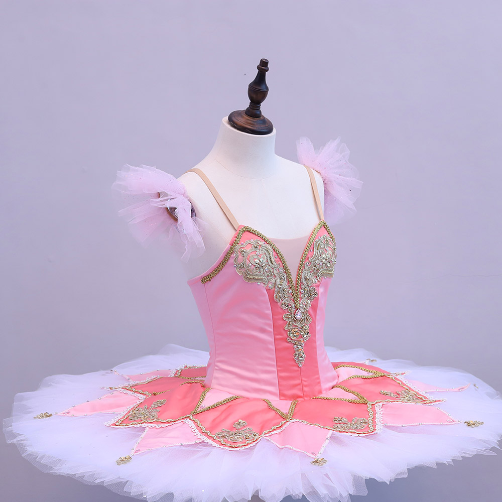 Fitdance Lotus Root Pink Sequined Flower Ballet