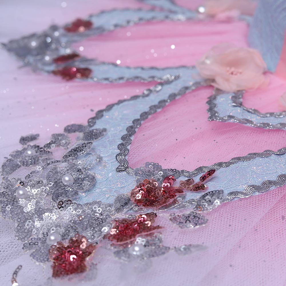 Fitdance Pink Rose Sequin Pearl Ballet