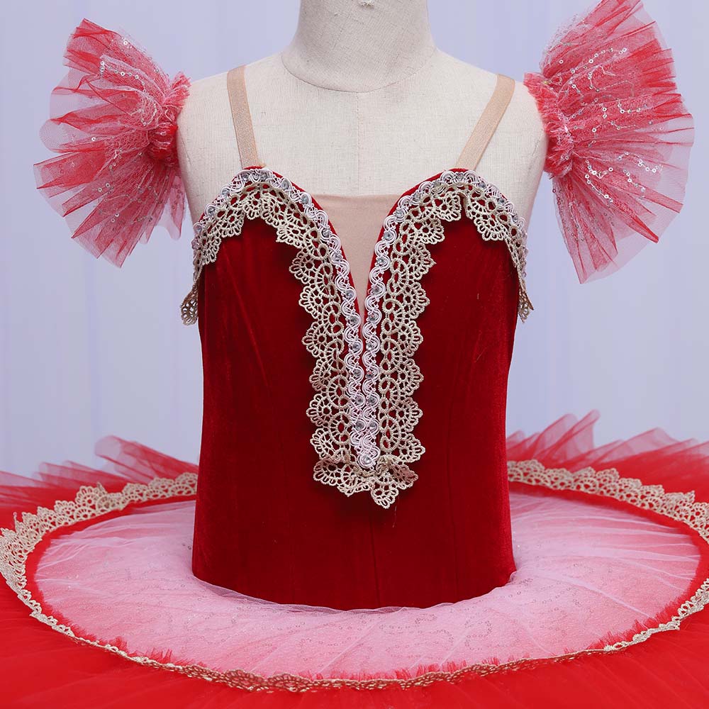 Fitdance Red Sequined Tulle Ballet
