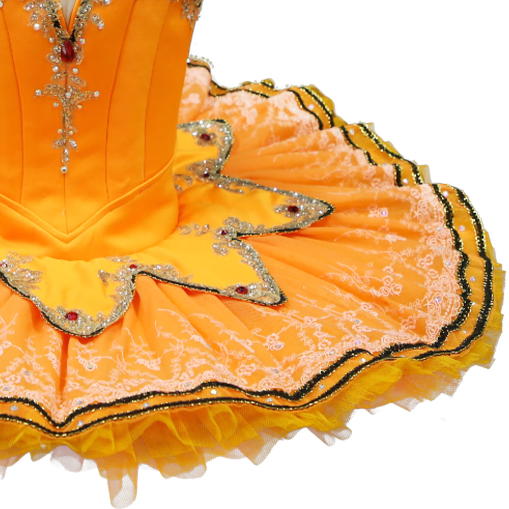 Fitdance Professional Ruby Orange Ballet Dress