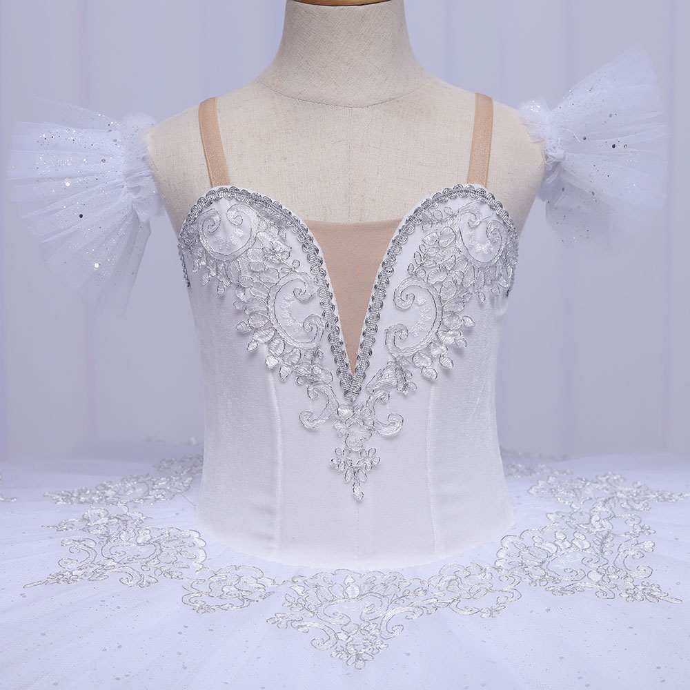 Fitdance Silver Pattern Pure White Ballet
