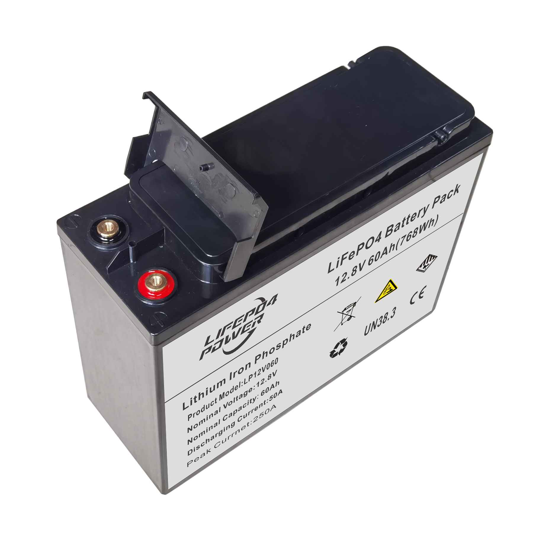Lithium Iron Phosphate Battery 12.8V 60Ah