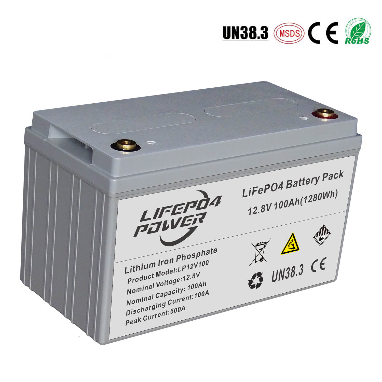 Lithium Iron Phosphate Battery 12V 100Ah