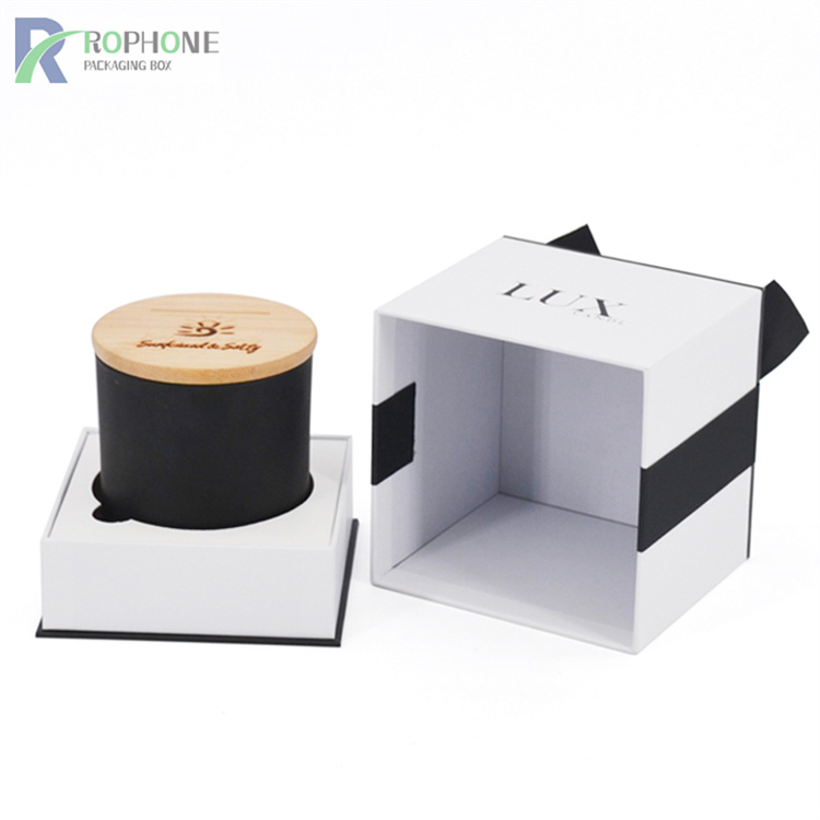 Share the Candle Presentation Box packaging of the luxury custom candles of the star