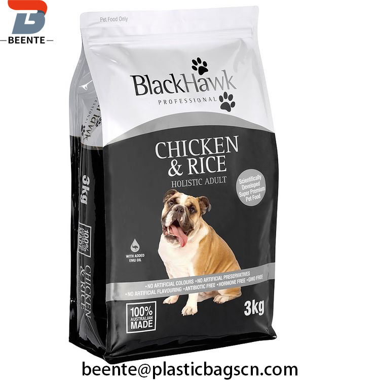 dog food plastic bag