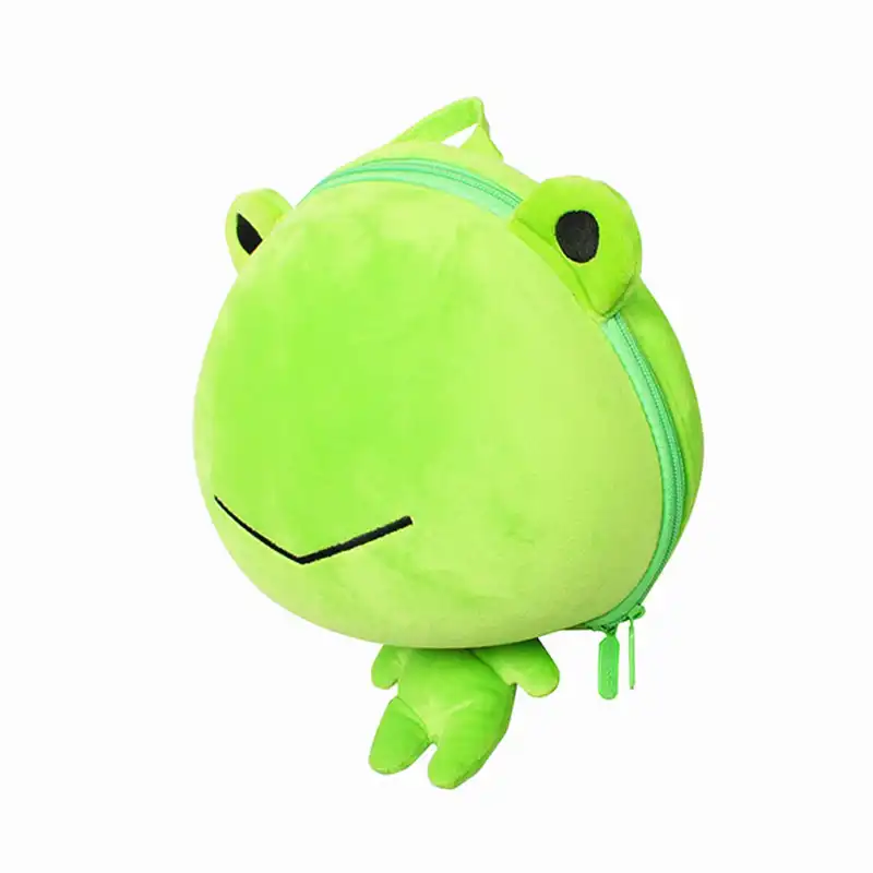 Plush frog backpack