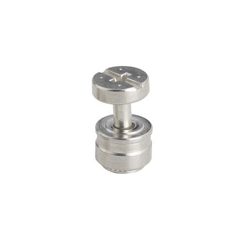 Press-in style captive panel fastener assemblies