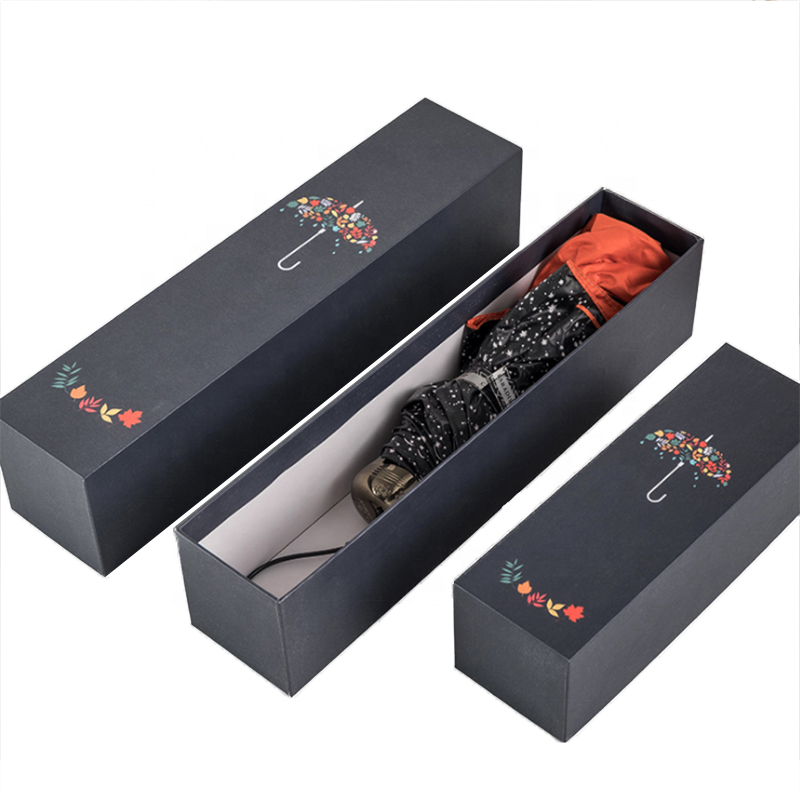 factory custom foldable long umbrella corrugated box packaging