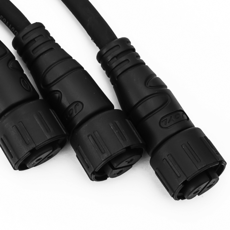 China,Y type waterproof cable IP67 connector,Suppliers Jiulong Electronic
